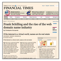 FRANK SCHILLING NEW gTLDs INTERVIEW FINANCIAL TIMES
